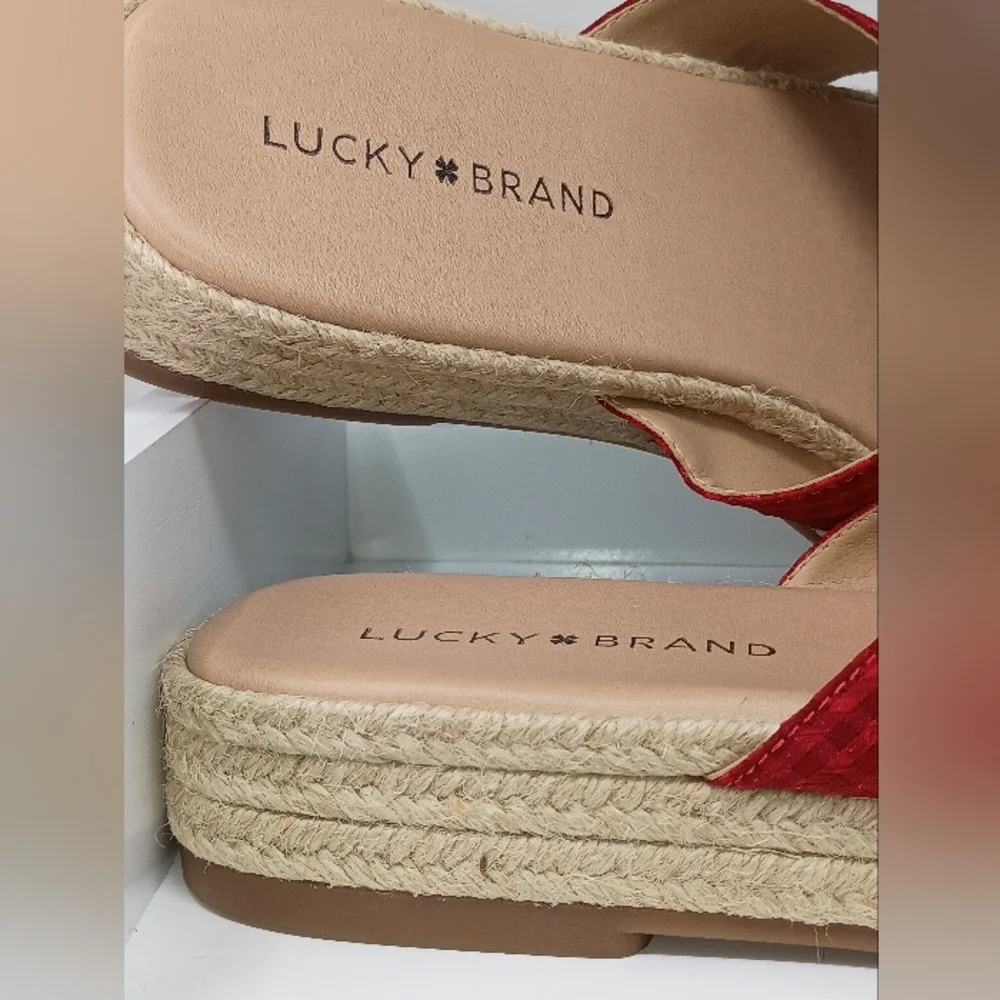 Lucky Brand Red Women's Sandals